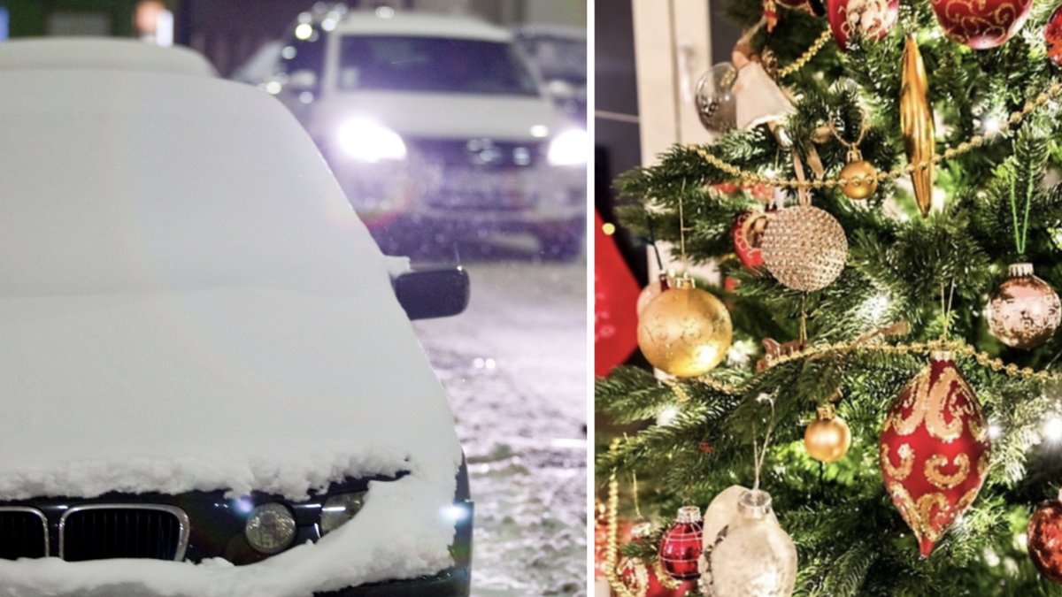 Hjulen rullar och julen kom tidigt. I dag reser Sverige och det gäller att vara försiktig på vägarna.